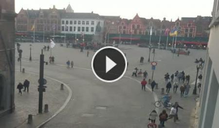 【LIVE】 Webcam Bruges - Market Square