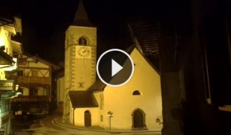 Webcam Canazei - Chiesa di San Floriano, webcam Alpi, webcam Provincia di Trento