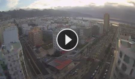 【LIVE】 Santa Cruz de Tenerife - Avenida Tres de Mayo | SkylineWebcams
