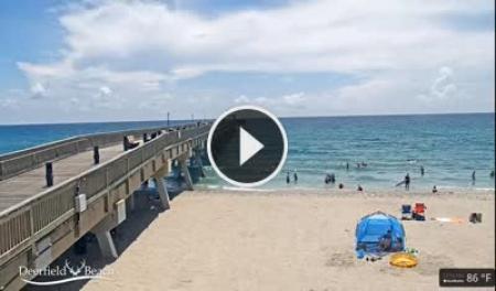 【LIVE】 Deerfield Beach - Floryda | SkylineWebcams