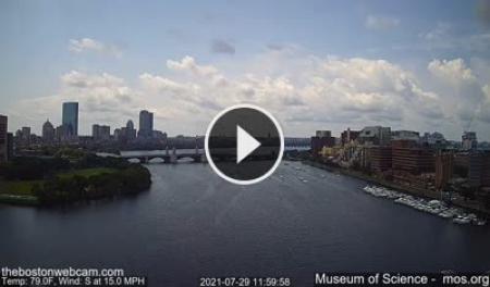 【LIVE】 Boston - Charles River | SkylineWebcams