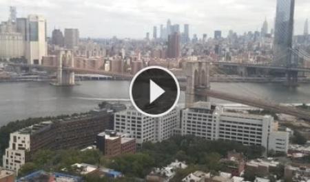 【LIVE】 Ponte di Brooklyn - Manhattan | SkylineWebcams