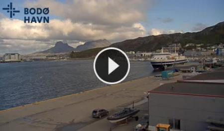 【LIVE】 Hafen von Bodø | SkylineWebcams