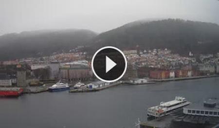 Webcam Bergen, Bergen, Hordaland, Norwegen