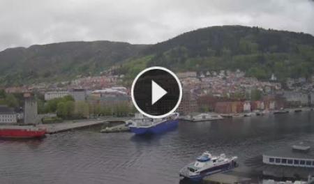 Webcam Bergen, Bergen, Hordaland, Norwegen