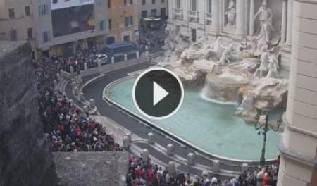 【LIVE】 Fontana di Trevi - Roma | SkylineWebcams