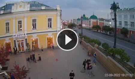 【LIVE】 Omsk - Lyubinsky Avenue | SkylineWebcams