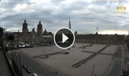 【LIVE】 Ciudad de México - Zócalo | SkylineWebcams