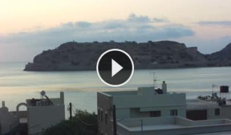 Live view of Spinalonga from Plaka — Lasithi, Crete