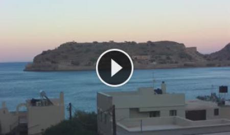 Live view of Spinalonga from Plaka — Lasithi, Crete