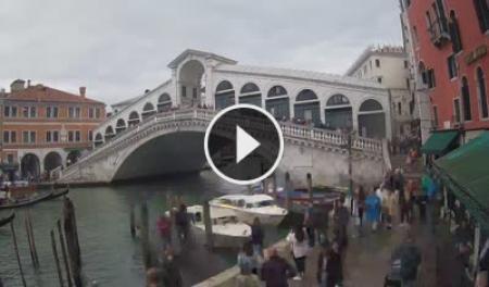 【LIVE】 Venedig - Rialtobrücke Webcam | SkylineWebcams