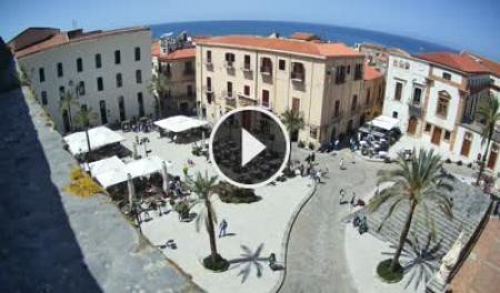 【LIVE】 Cathedral Square in Cefalù | SkylineWebcams