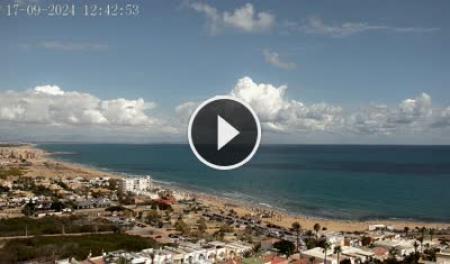 Torrevieja - Playa de La Mata | SkylineWebcams