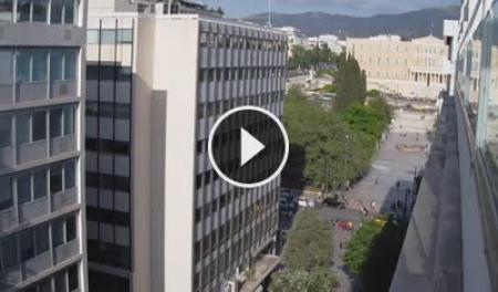【LIVE】 Οδός Ερμού, Πλατεία Συντάγματος - Syntagma | SkylineWebcams