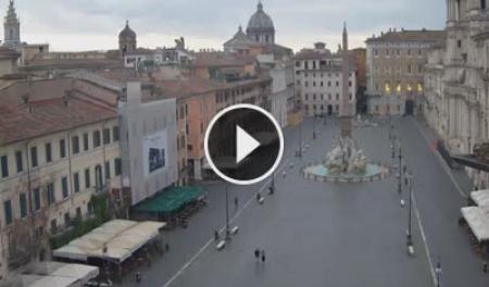 【LIVE】 Webcam su Piazza Navona - Roma | SkylineWebcams