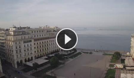 【LIVE】 Θεσσαλονίκη - Πλατεία Αριστοτέλους, Thessaloniki | SkylineWebcams