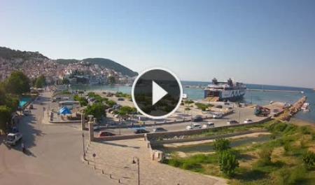 【LIVE】 Κεντρικό Λιμάνι - Σκόπελος | SkylineWebcams