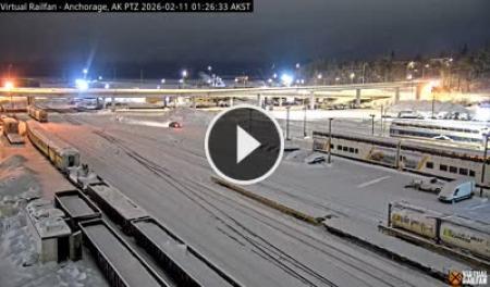 【LIVE】 Anchorage - Train Station | SkylineWebcams