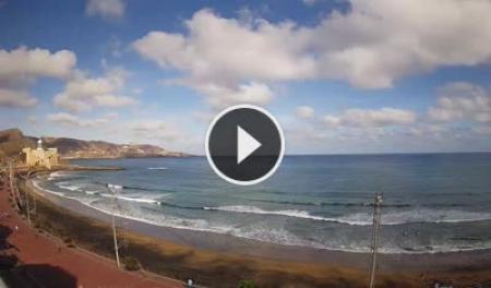 Webcam La Cicer a Las Canteras - Previsioni Meteo Surf | SkylineWebcams