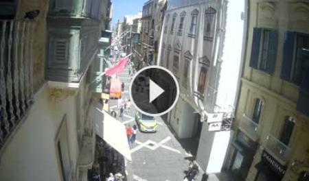 【LIVE】 Valletta - Republic Street | SkylineWebcams