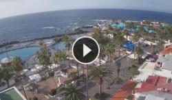live webcam - Lago Martiánez - Puerto de La Cruz - Islas Canarias - Tenerife - CanariasLife webcams