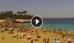 Vista en vivo de Playa del Duque en Adeje