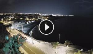 Vista en vivo de Playa la Enramada en La Caleta, Adeje